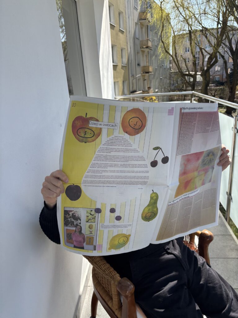 Artykuł opublikowany w gazecie studenckiej Kolaż